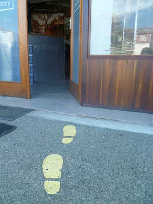 Floor Graphics Foot Prints